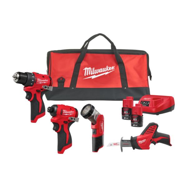Milwaukee M12BLPP4A-202B Akku 4er-Powerpack